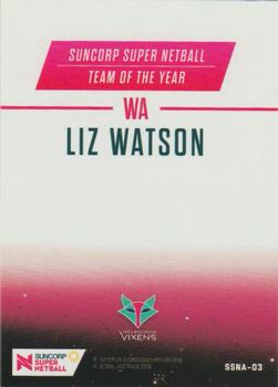2018 Tap 'N' Play Suncorp Super Netball - Team of the Year #SSNA-03 Liz Watson Back